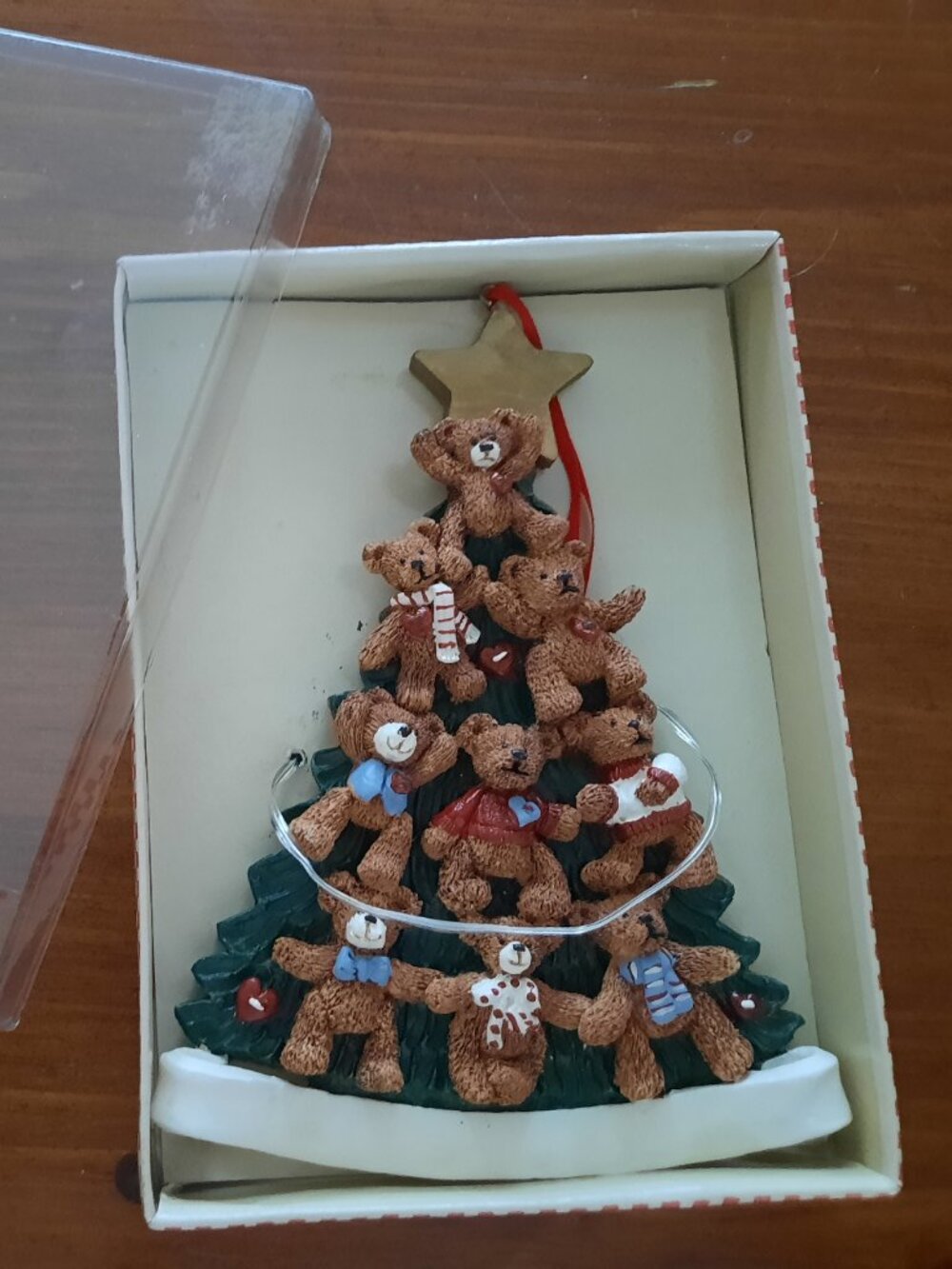 KURT ADLER Holly Bearies Christmas Tree Ornament